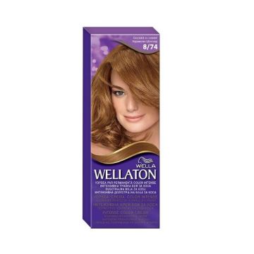 Wellaton Трайна боя за коса за наситен цвят, 8/74 Карамелен шоколад