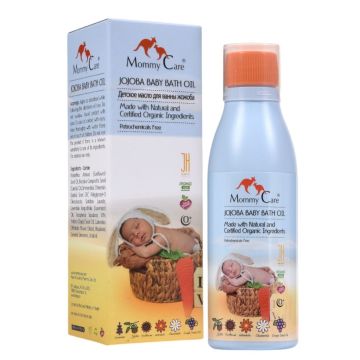 Mommy Care Натурално бебешко олио за баня x200 мл
