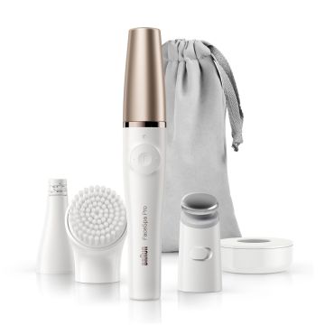 Braun FaceSpa 911 Система за грижа за лицето с епилатор, четка и масажираща глава