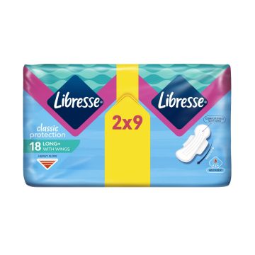 Libresse Classic Long Duo Дамски превръзки х18 броя