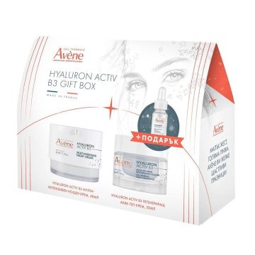 Avene Hyaluron Activ B3 Комплект за лице Регенериращ аква гел-крем за лице и Мулти-интензивен нощен крем за лице