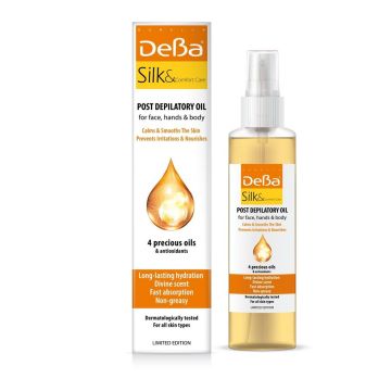 DeBa Silk & Comfort Care Олио за след депилация за лице и тяло х100 мл