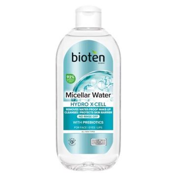 Bioten Hydro X-Cell Мицеларна вода за лице за всеки тип кожа x400 мл