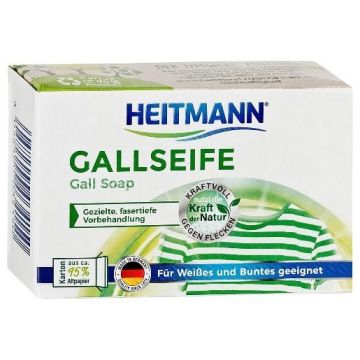 Heitmann Gallseife Сапун против петна за цветни и бели дрехи x100 грама