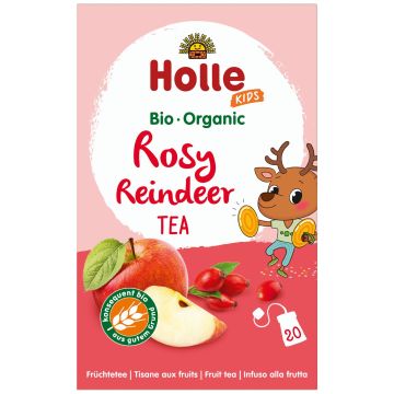 Holle Bio Био чай ябълка и шипка за деца над 3 години x44 грама