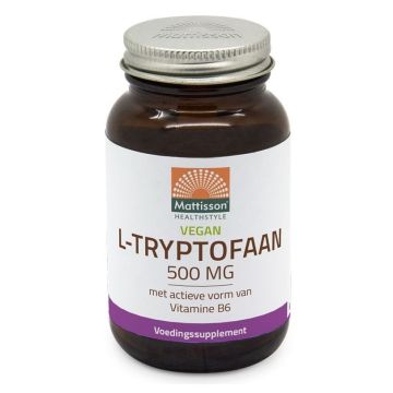Л-Триптофан при стрес и безсъние 500 mg x60 капсули Mattisson Healthstyle