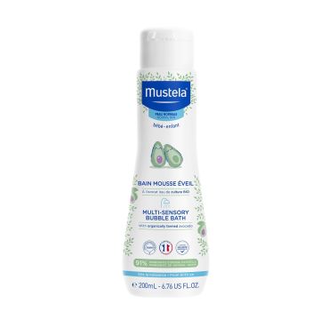 Mustela Пяна за вана за бебета и деца за нормална кожа x200 мл