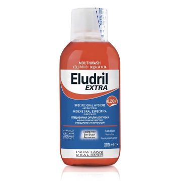 Eludril Extra Вода за уста с антибактериално действие х300 мл