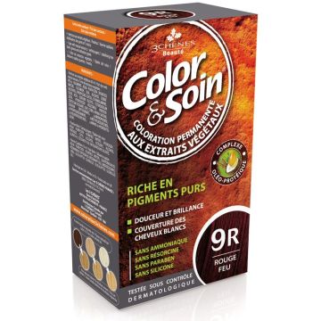 3Chenes Color & Soin Безамонячна боя за коса, цвят 9R Червен огън