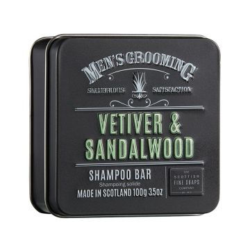 Scottish Fine Soaps Vetiver & Sandalwood Сапун-шампоан за коса за мъже с аромат на ветивер и сандалово дърво х100 грама