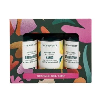 The Body Shop Комплект за тяло Trio Душ гел с британска роза, манго и ягода