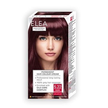 Elea Professional Боя за коса, цвят 5,22 Dark Mahogany