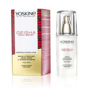 Yoskine Geisha Gold Secret Лифтинг серум за лице "Нова кожа" x30 мл