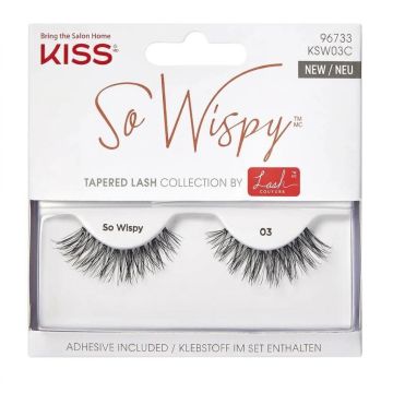 Kiss Lash Couture So Wispy Изкуствени мигли х1 брой, KSW03C