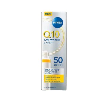 Nivea Q10 Exprert Слънцезащитен дневен флуид за лице SPF50 х40 мл