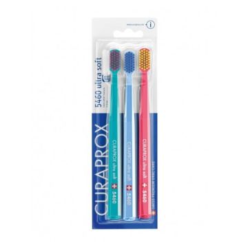Curaprox 5460 Ultra Soft Четка за зъби х3 броя