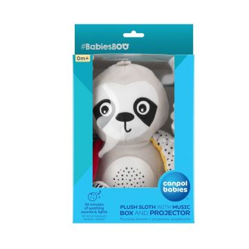 Canpol Babies Мека играчка с музикална кутия и проектор