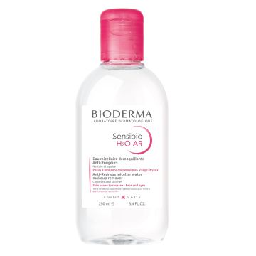 Bioderma Sensibio H2O AR Почистваща мицеларна вода за кожа със зачервявания x250 мл