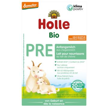 Holle Bio PRE Деметер козе мляко за кърмачета от момента на раждането x400 грама