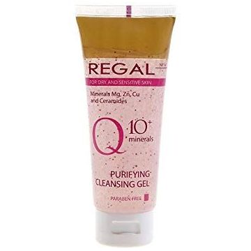 Regal Q10 Почистващ гел за лице за суха и чувствителна кожа х100 мл