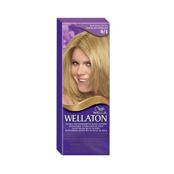 Wellaton Трайна боя за коса за наситен цвят, 9/1 Специално светло пепелно русо