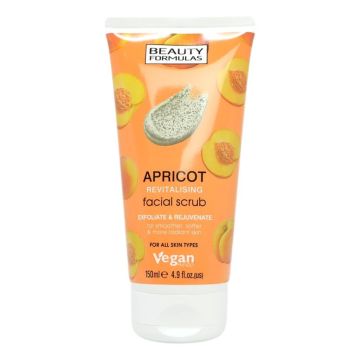 Beauty Formulas Apricot Почистващ скраб за лице с кайсия х150 мл