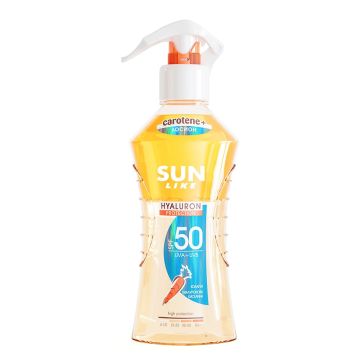 Sun Like Carotene+Hyaluron Слънцезащитен двуфазен лосион с хиалуронова киселина и колаген SPF50 x200 мл