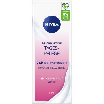 Nivea 24h Хидратиращ дневен крем за суха кожа x50 мл