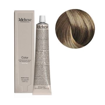 3Deluxe Colour Трайна боя за коса с арганово масло и екстракт от невен, цвят 9.0