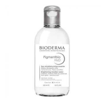 Bioderma Pigmentbio Почистваща и изсветляваща мицеларна вода против тъмни петна за чувствителна кожа х250 мл