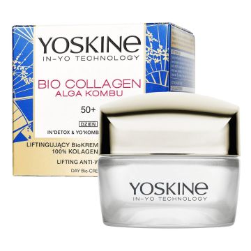 Yoskine Bio Collagen Дневен крем за лице против бръчки 50+ x50 мл