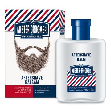 Mister Groomer Балсам за след бръснене с активен въглен x100 мл