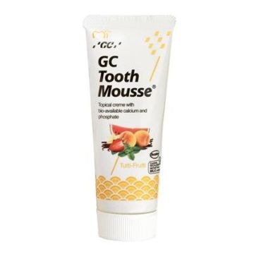 GC Tooth Mousse Реминерализиращ дентален крем с вкус на тути-фрути х35 мл