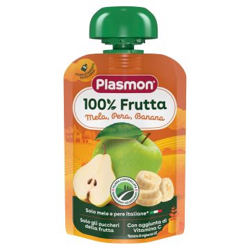 Plasmon Закуска микс плодове за деца от 6-ия месец x100 грама - 2191