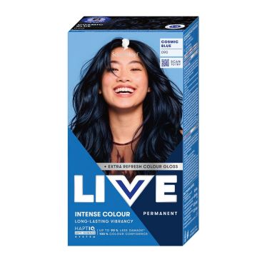 Live Intense Colour Трайна крем боя за коса, 090 Cosmic Blue
