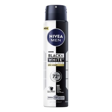 Nivea Men Invisible Epic Night Део спрей против изпотяване х250 мл