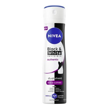 Nivea Invisible Authentic Део спрей против изпотяване х150 мл