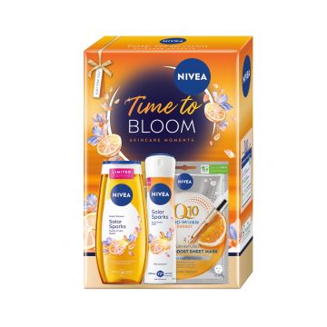Nivea Time To Bloom Комплект за лице и тяло
