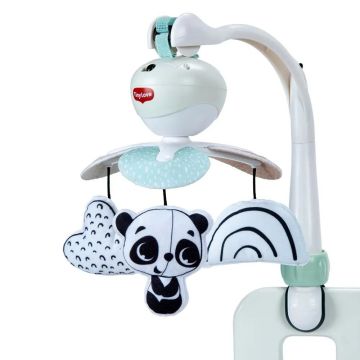 Tiny Love Take-Along Mobile 3-в-1 Музикална въртележка Black & White Decor, 0м+