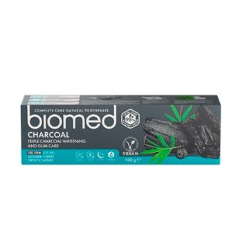 Biomed Charcoal Избелваща паста за зъби с въглен x100 грама