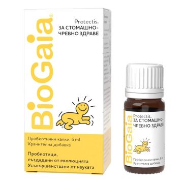 Биогайа Протектис Пробиотични капки при колики и диария за бебета и деца х5 мл