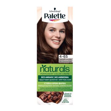Palette Naturals Безамонячна боя за коса, 4-65 Златно шоколадово кафяв