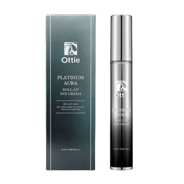 Ottie Platinum Aura Подмладяващ крем за околоочен контур, ролер x15 мл