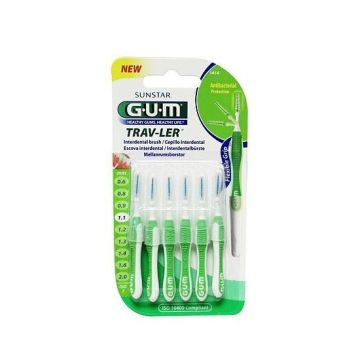 GUM Trav-Ler Интердентални четки за зъби, размер 1,1мм х6 бр