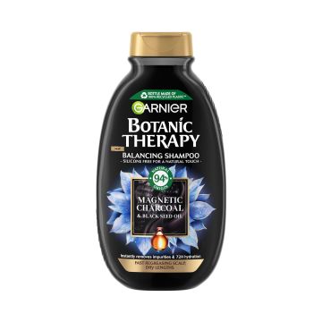 Garnier Botanic Therapy Magnetic Charcoal Шампоан за мазен скалп и сухи краища x400 мл
