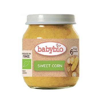 Babybio Зеленчуково пюре сладка царевица за деца 6+ месеца х130 гр