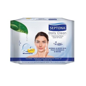 Septona Micellaire Мокри кърпички за лице с мицеларна вода x20 броя