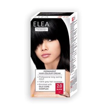 Elea Professional Боя за коса, цвят 2,0 Black