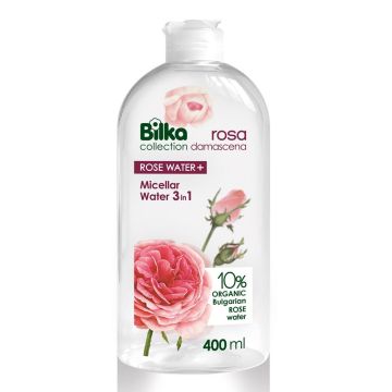 Bilka Rosa Damascena Water+ Мицеларна Вода 3в1 x400 мл