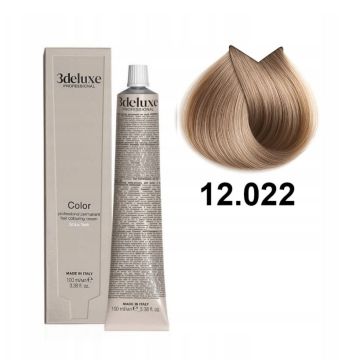 3Deluxe Colour Трайна боя за коса с арганово масло и екстракт от невен, цвят 12.022
